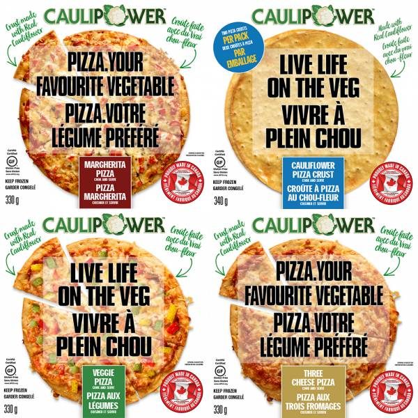 CauliPower pizzas