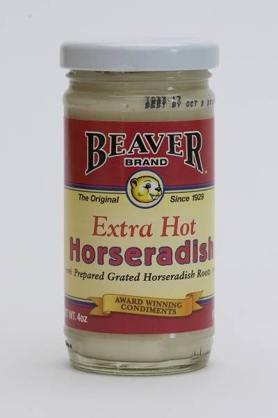 Beaver Brand Extra Hot Horseradish, 4 oz. 