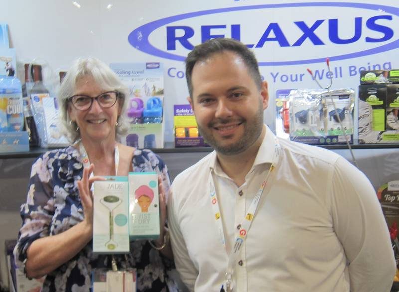 Brenda Cachero and Simon Eisler, Relaxus Products Ltd.