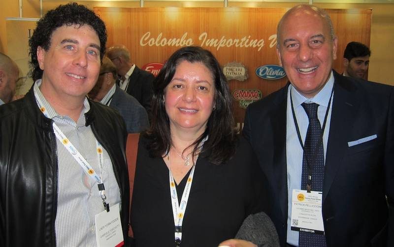 Gabriele and Luisa Torchetti of Lady York Foods with Pat Pelliccione, J.K. Overweel