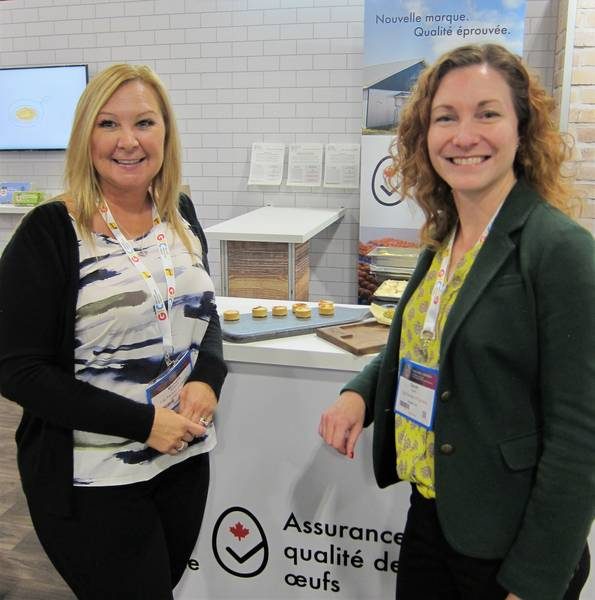 MIchelle Morrison (left) and Sarah Caron, Egg Farmers of Canada