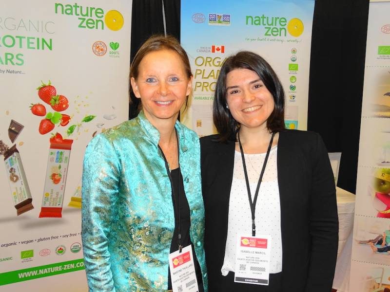 Martine Thuillard, left and Isabelle Marcil of Nature Zen