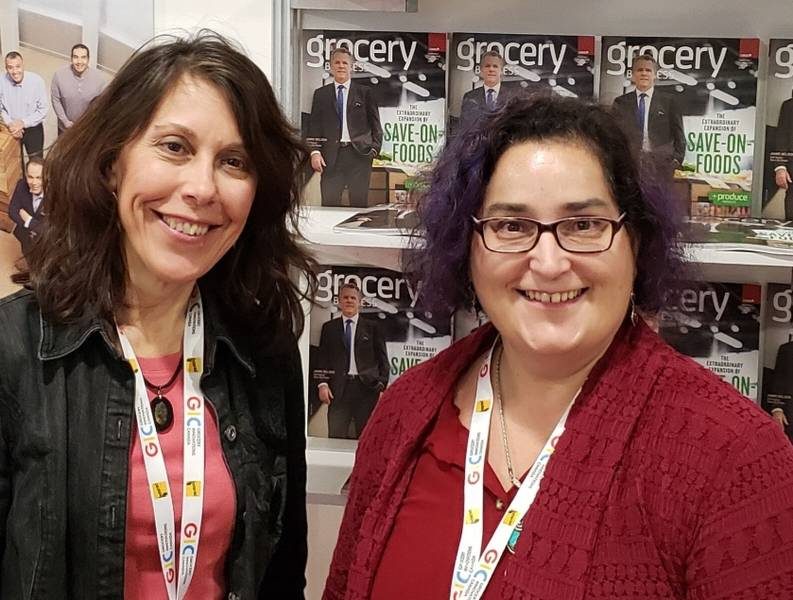 Mary Scianna, Grocery Business Magazine (left) and Veronica Woods, Koelnmesse (Cologne International Trade Fairs)
